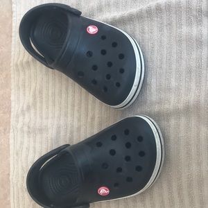 Boys Crocs Junior sz1, Used